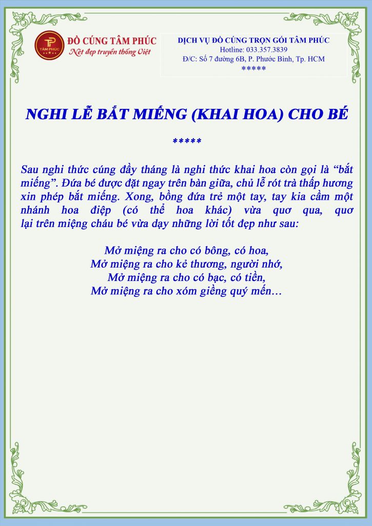 KHAI HOA CHO BE 3