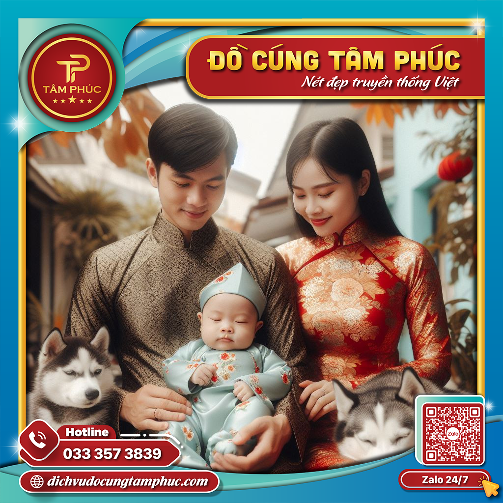 cúng đầy tháng cho bé