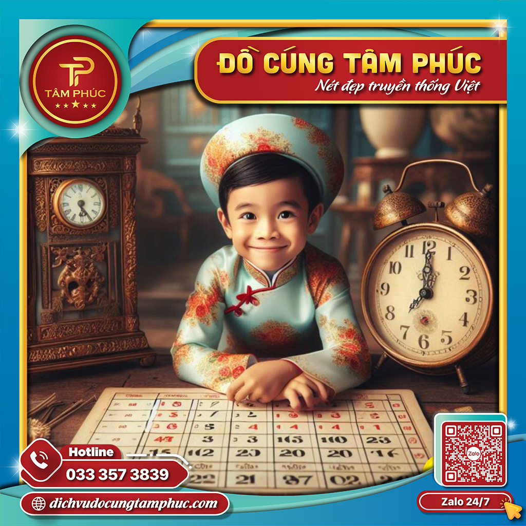 Chọn ngày cúng Mụ cho bé trai