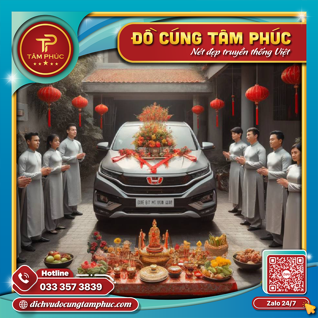 Cúng xe hàng tháng để làm gì?