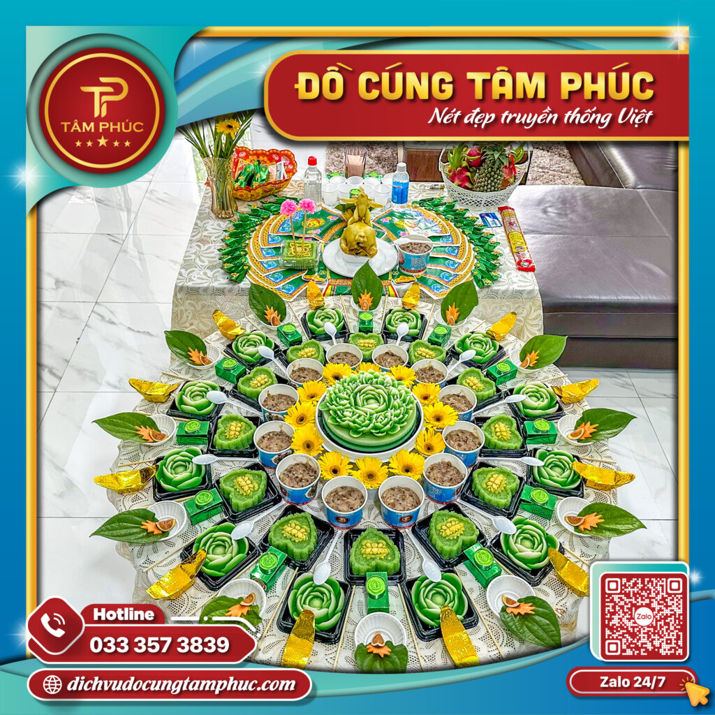 Cúng thôi nôi cho bé trai màu xanh lá có ý nghĩa gì?