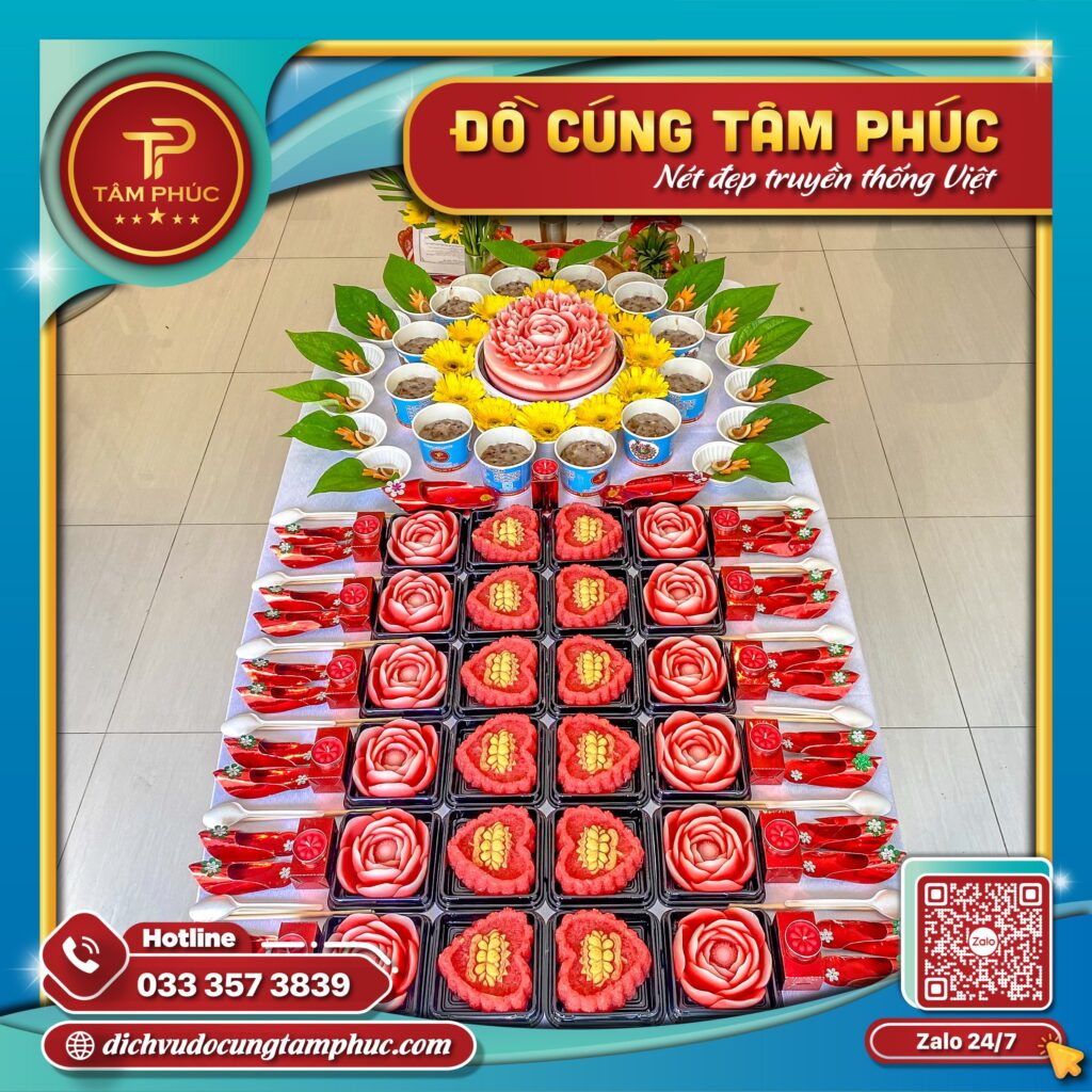 Mâm cúng Mụ trước sinh