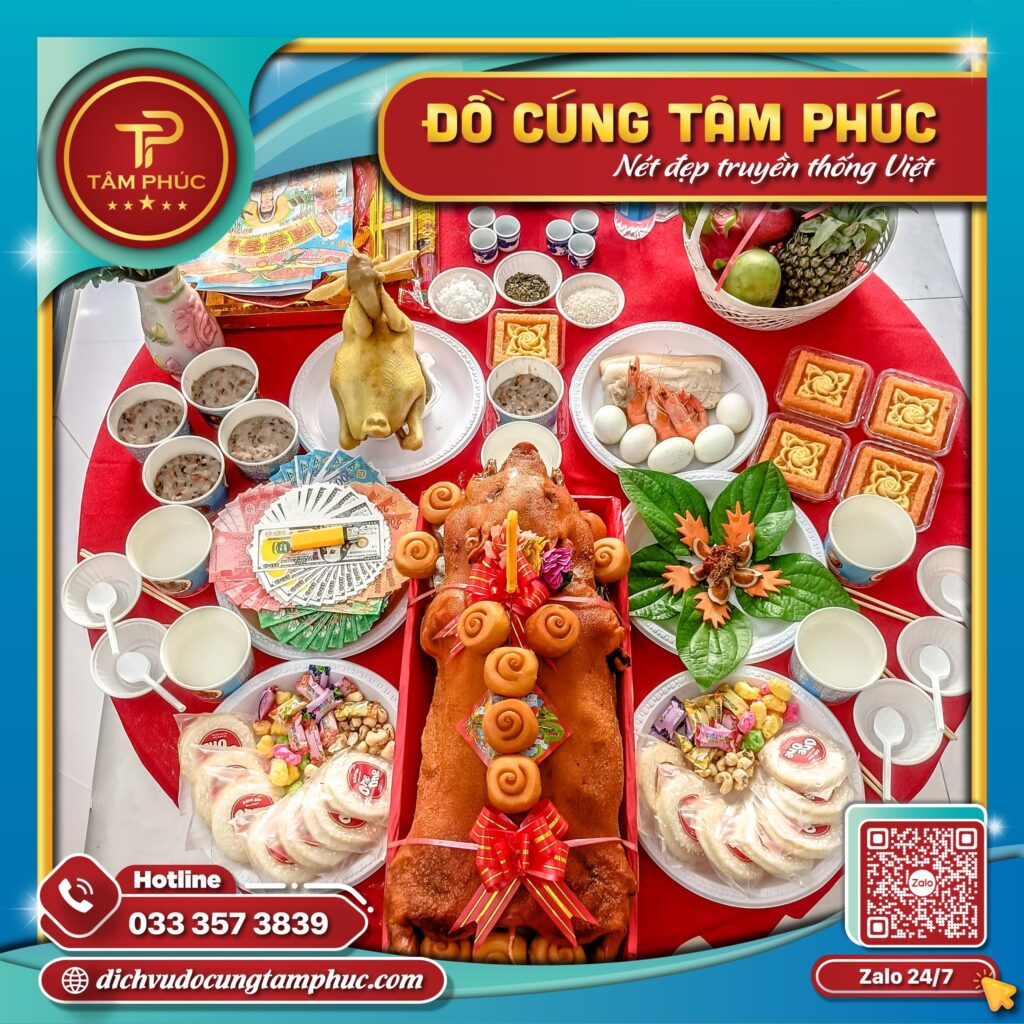 Mâm cúng khai trương công ty