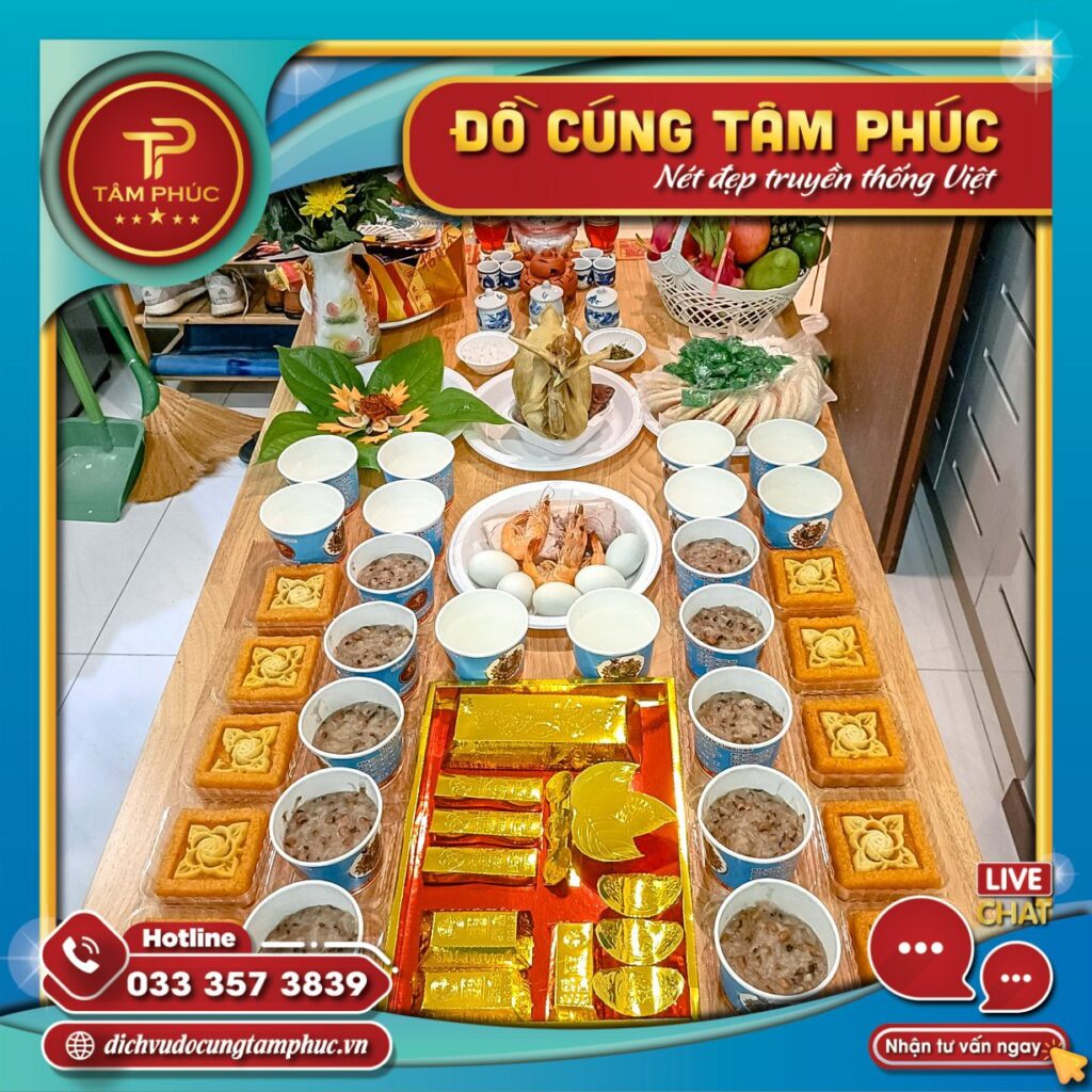 Mâm cúng nhà mới