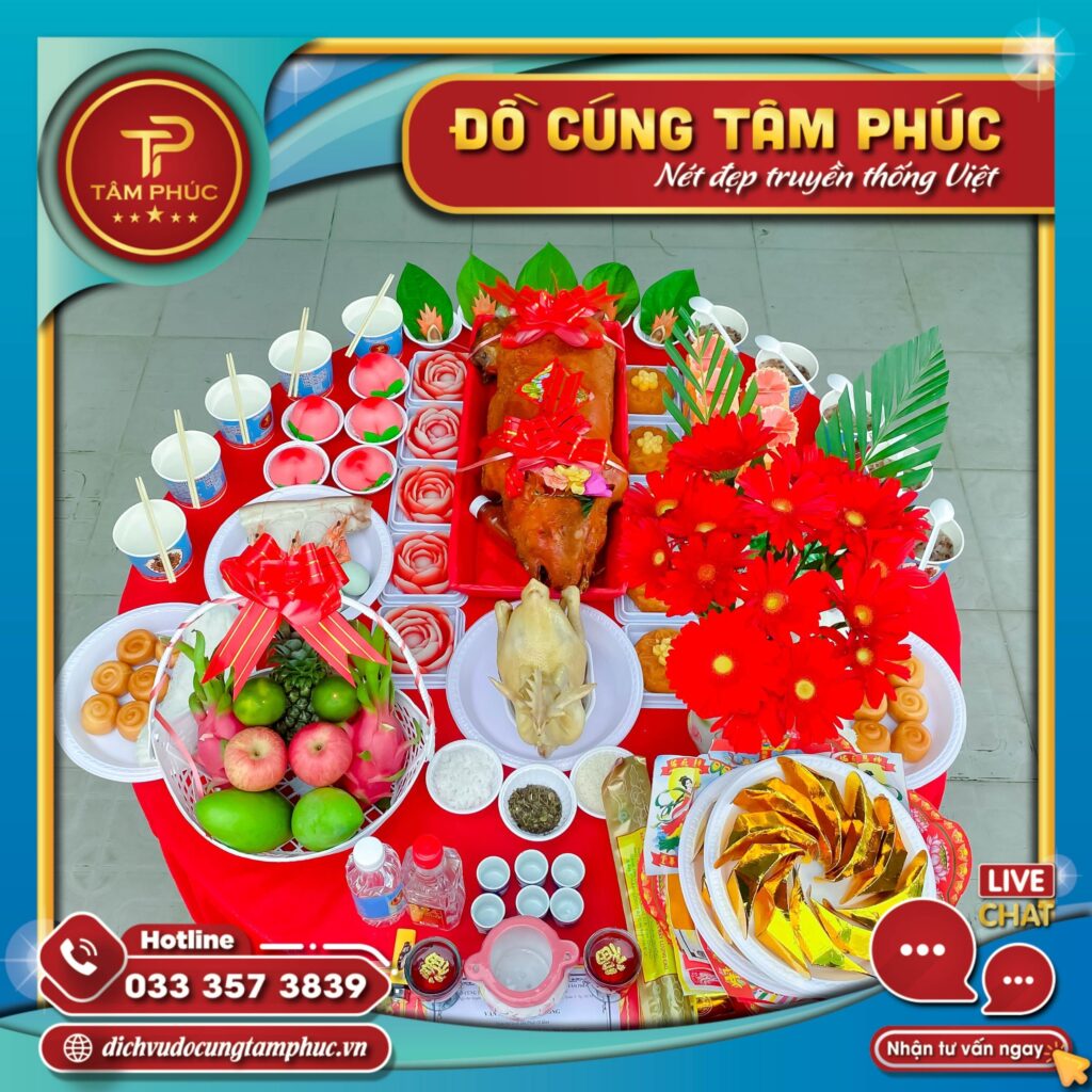 Mâm cúng khai trương quán ăn