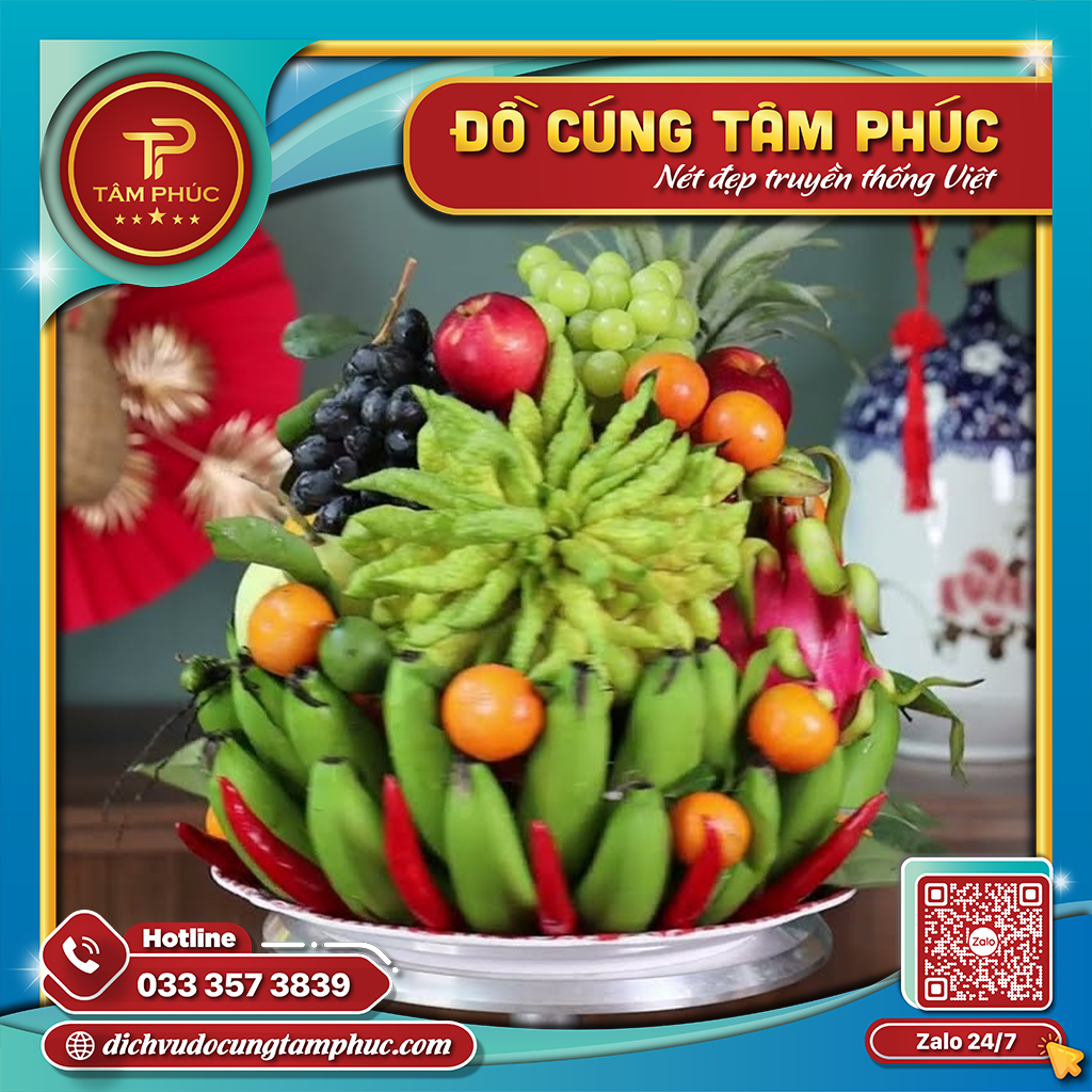 Mâm trái cây miền Bắc